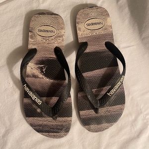 Haviana's Beach Printed Flip Flop EU 39/40 Women's US 9/Men's US 7